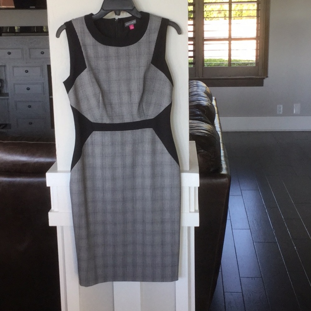 Black and White Plaid Dress.